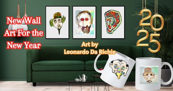 New Years Art – Leonardo Da Richie